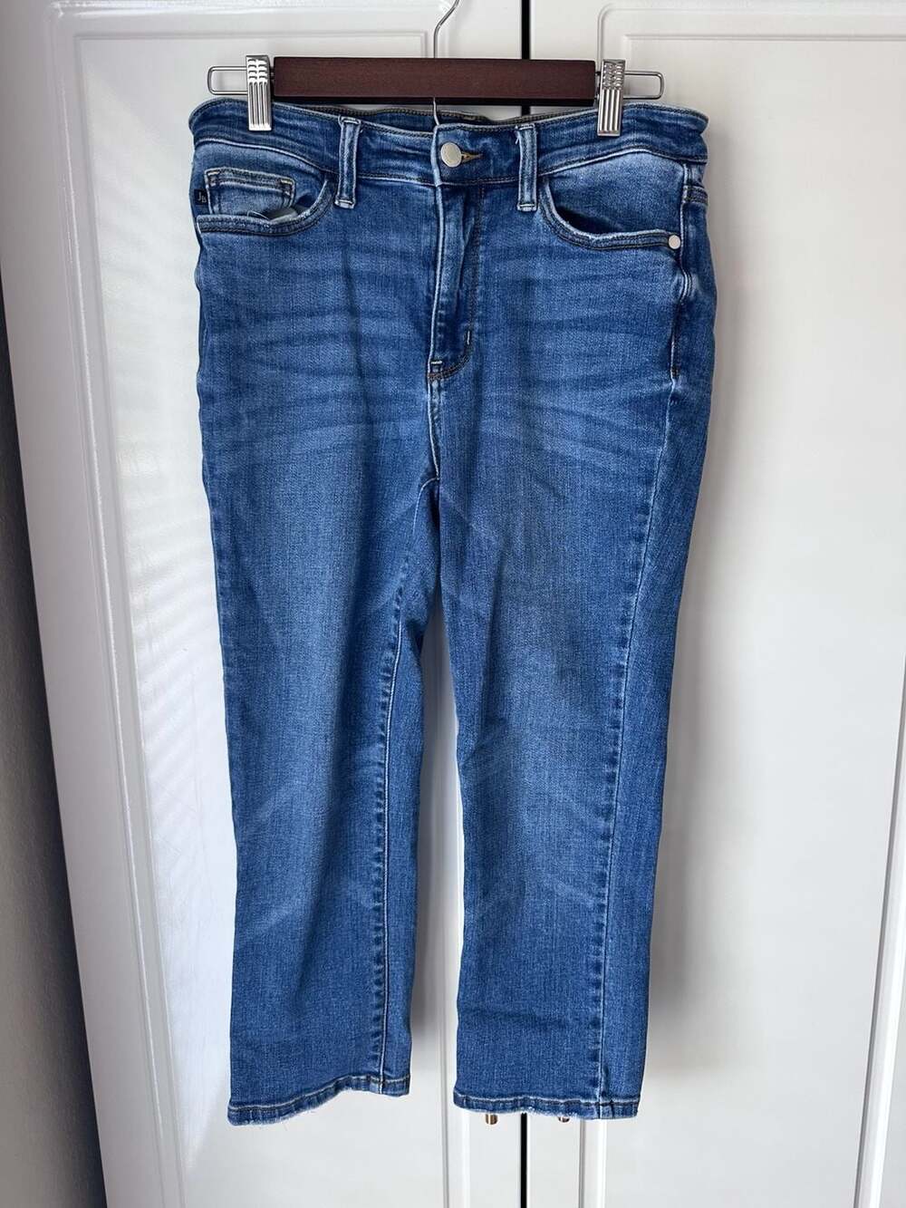 Judy Blue Jeans Size 7/28 Blue Denim High Rise Straight Leg
